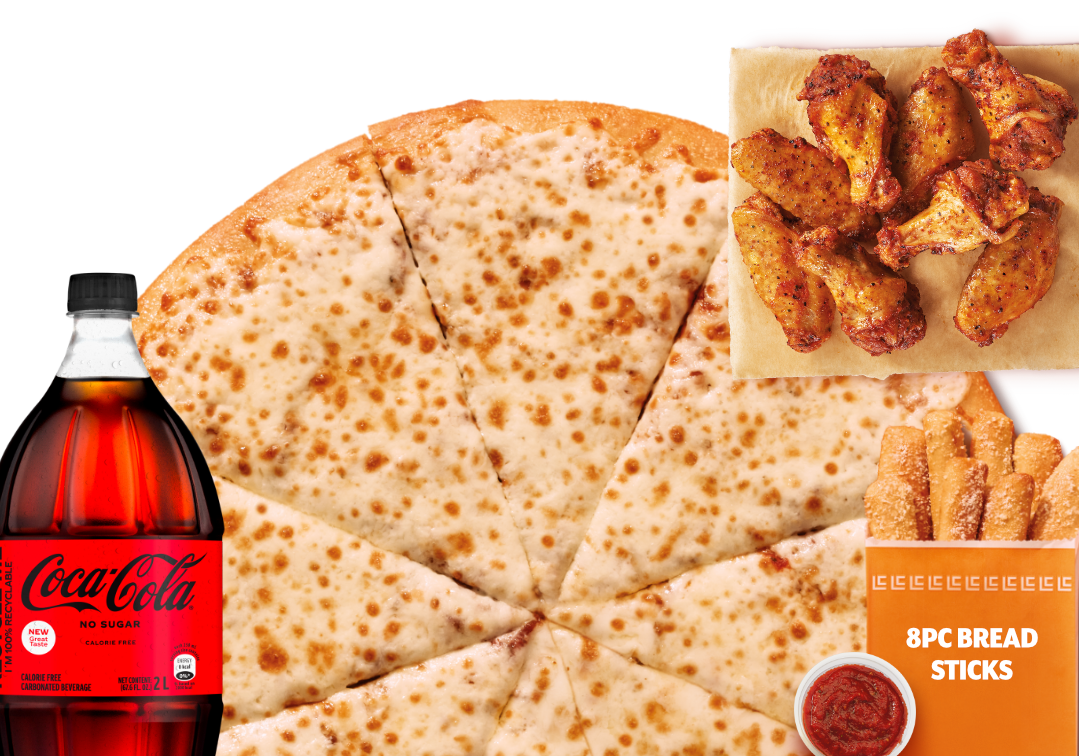 Super Meal with Cheese Pizza