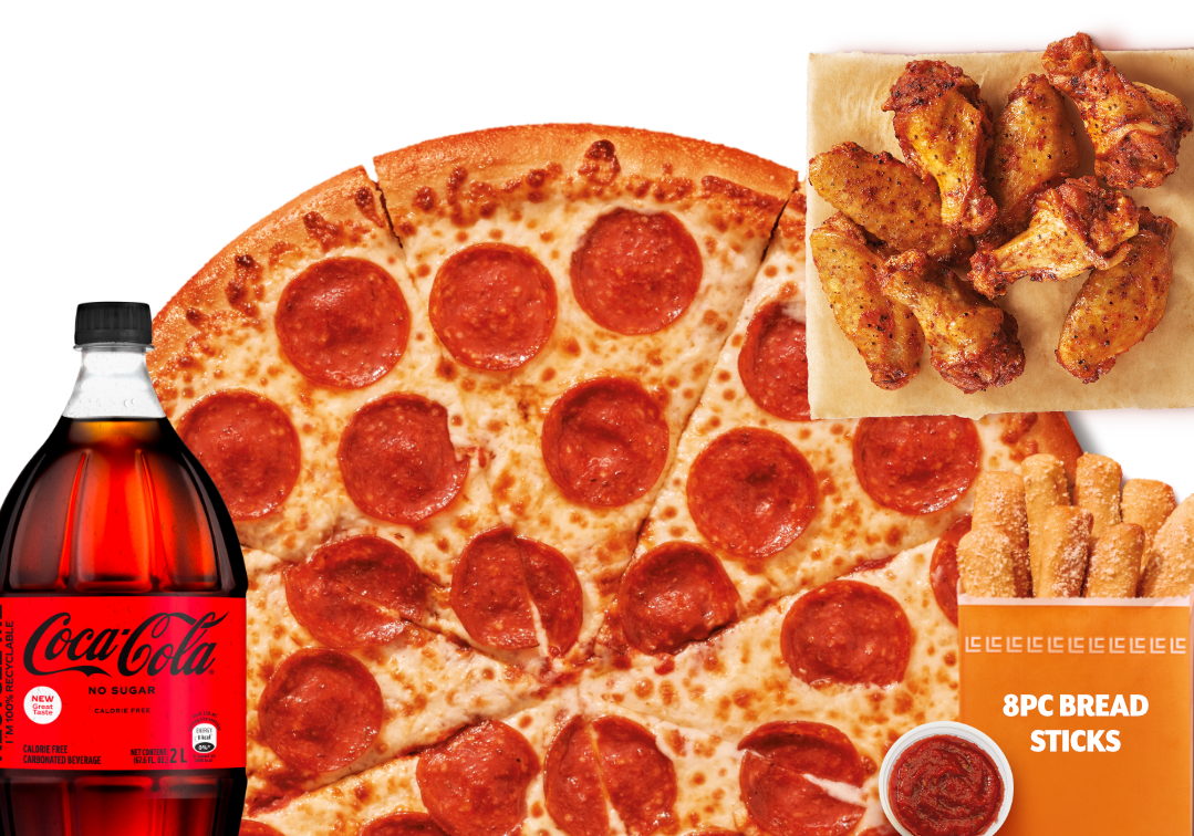 Super Meal with Pepperoni Pizza