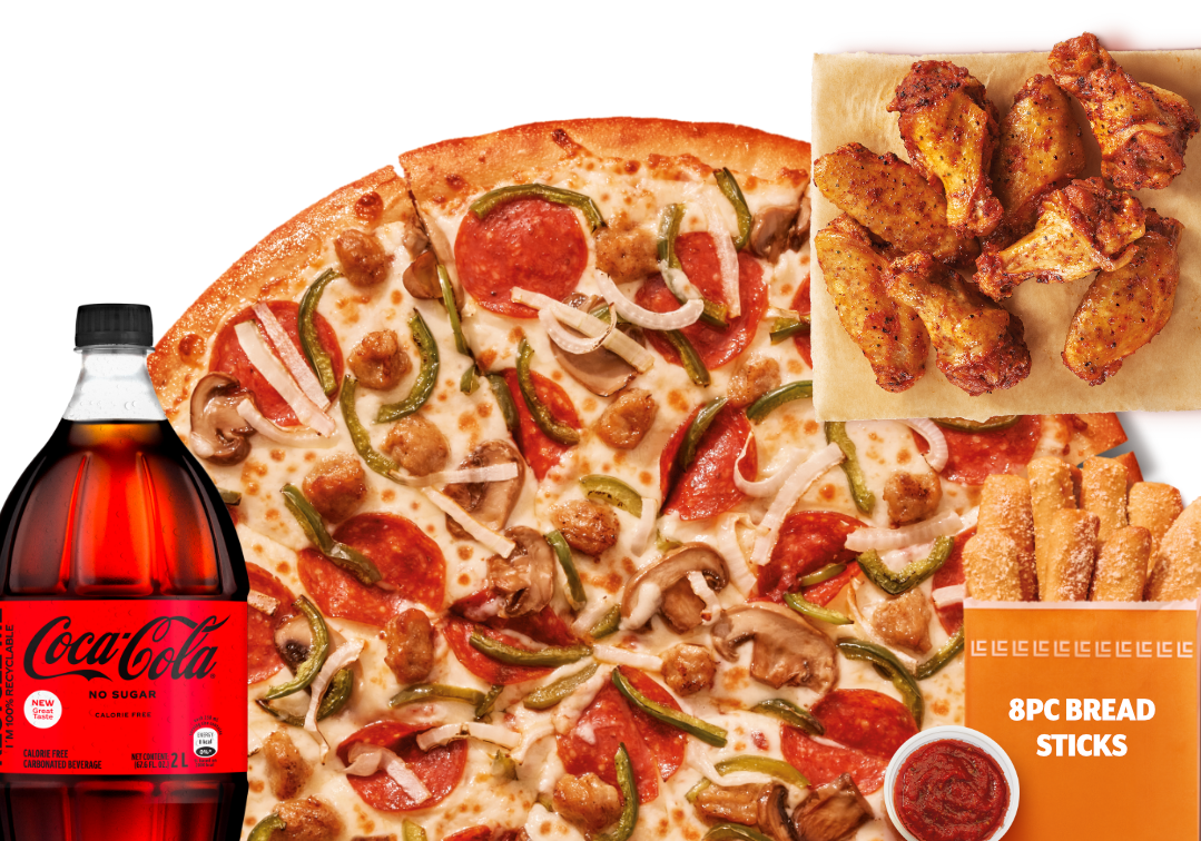 Super Meal with Ultimate Supreme Pizza