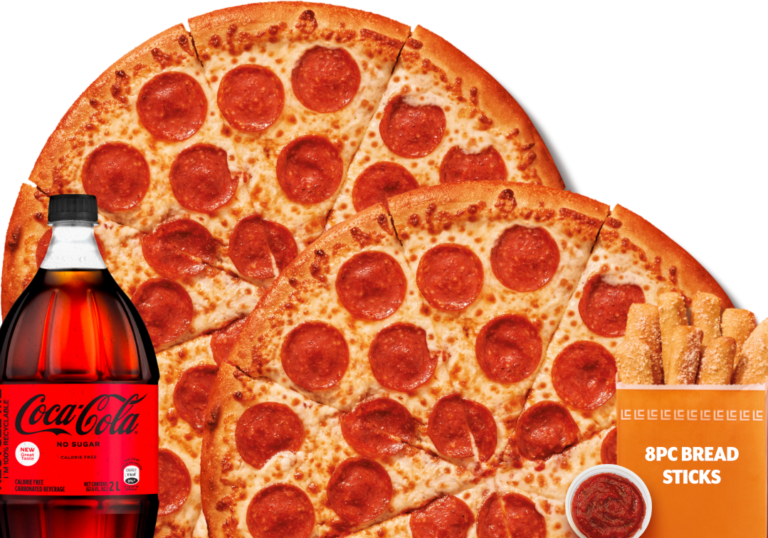 Party Meal - 2 Pepperoni
