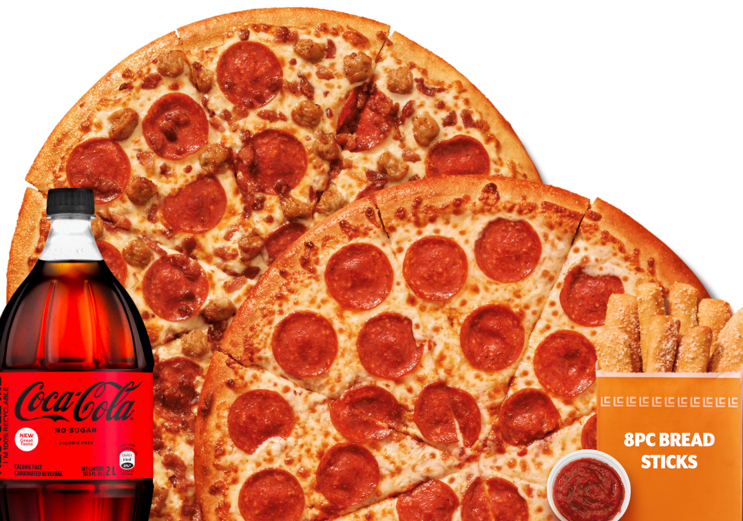 Party Meal - Pepperoni & 3 Meat