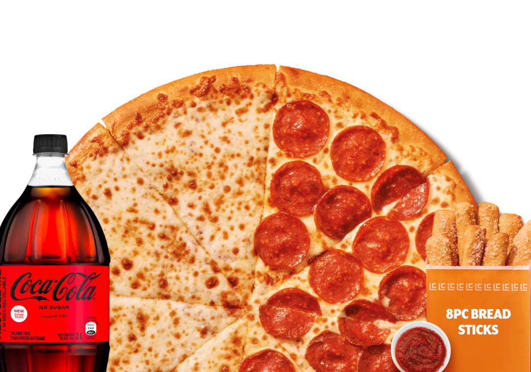 Half Pepperoni Half Cheese Complete