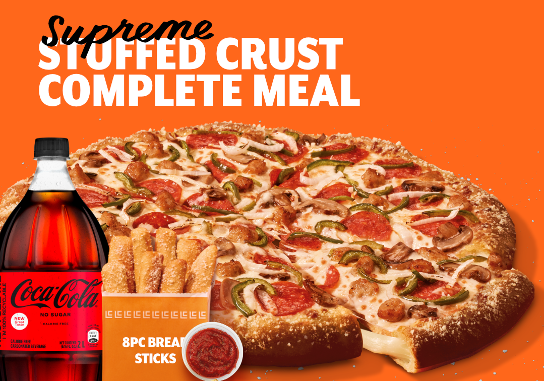 Stuffed Crust Supreme Complete Meal