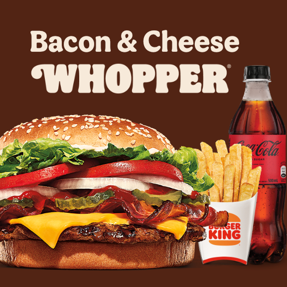 Whopper with Bacon & Cheese (Meal)