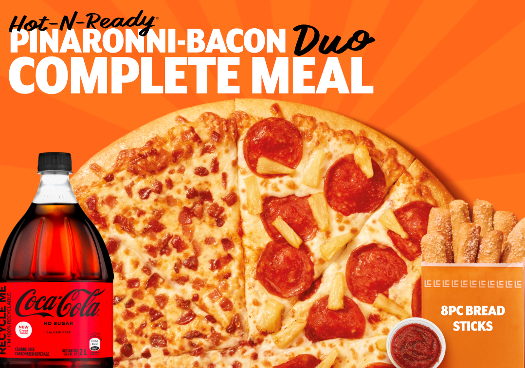 Hot-N-Ready Pinaronni Bacon Duo Complete Meal